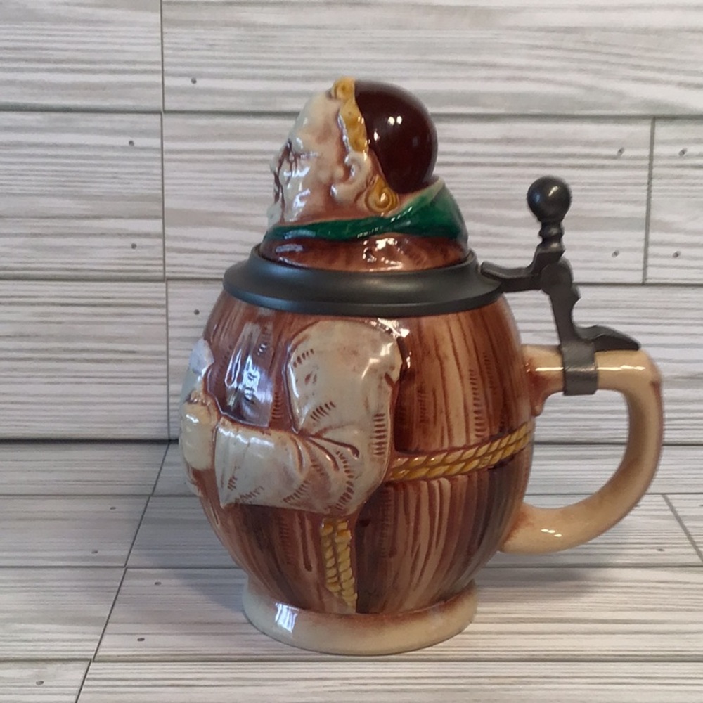 Original Gerzit Gehz Friar Monk Beer Stein  Vintage German Collectible - Picture 4 of 8